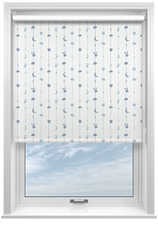 Nursery Mobile, Midnight - Roller Blind